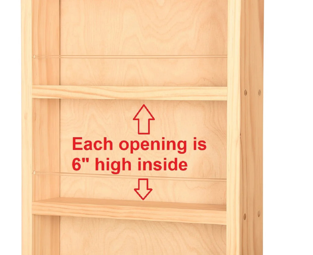Minos Primed Gray On the Wall Spice Rack 69"h x 11"w x 3.5"d