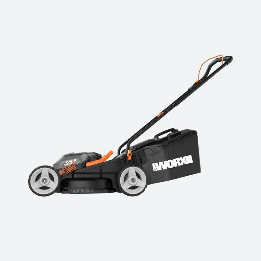 40V Cordless Lawn Mower - 14-Inch Battery Powered Mower with Intellicut, Mulching & Dual 20V Batteries