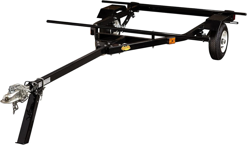 65 Inch Aluminum Kayak Trailer - Heavy Duty 2 Kayak Fishing Trailer with Powder Coated Frame