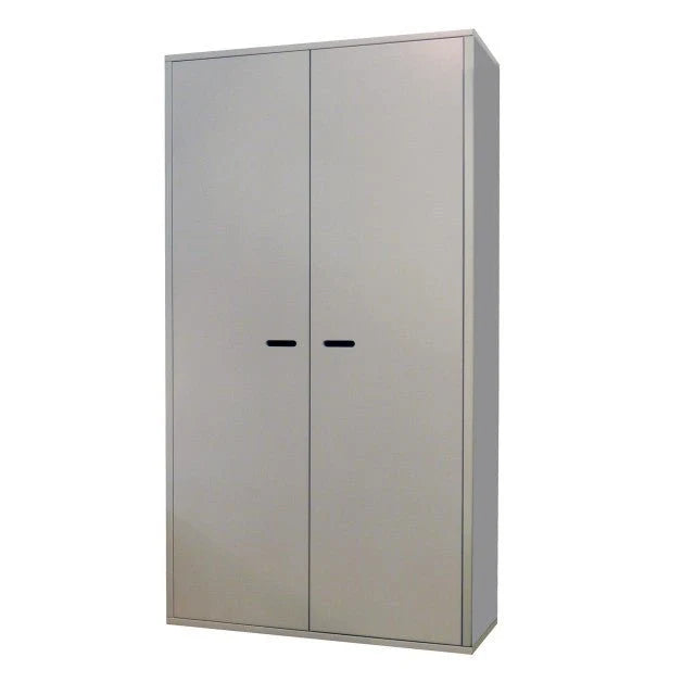 Armoire enfant 2 portes avec rangement modulable et penderie