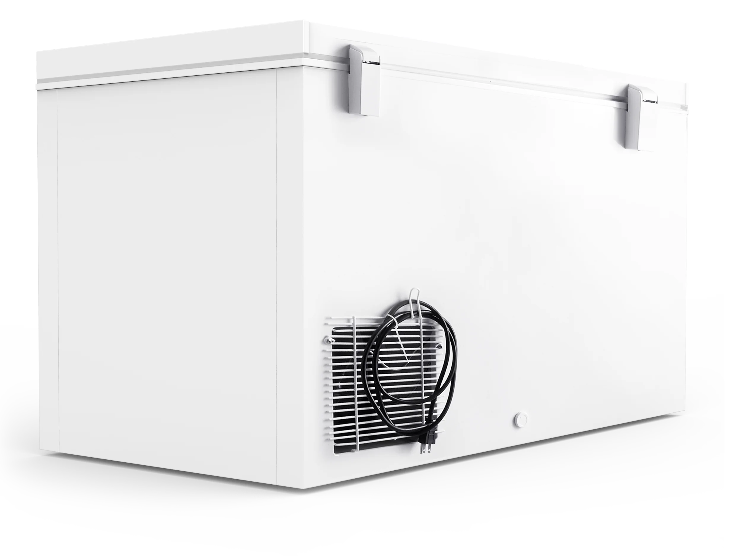 16 Cu. Ft. Chest Freezer with Lock - Deep Freezer with 2 Storage Baskets, Wheels & Adjustable Temperature Control