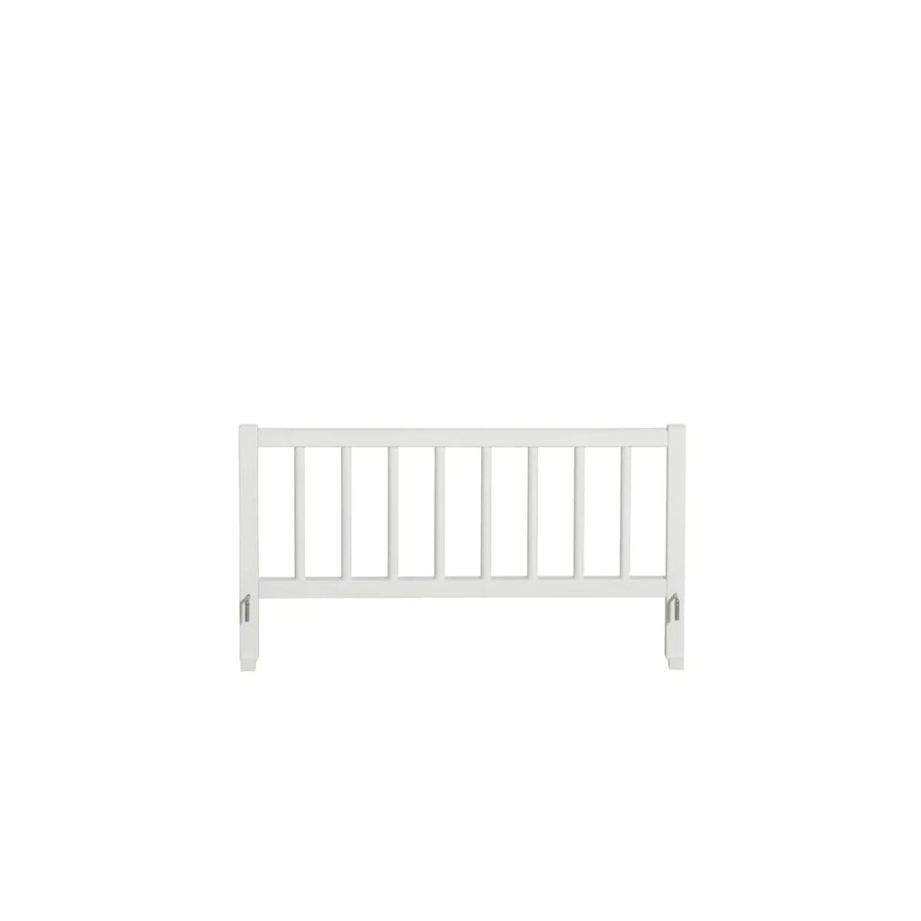 Lit superposé mi-haut Wood Original blanc/chêne 90x200 cm