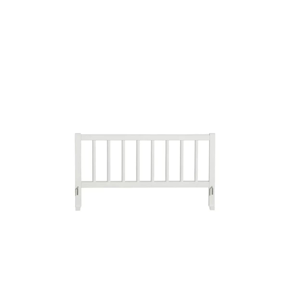 Lit superposé mi-haut Wood Original blanc/chêne 90x200 cm