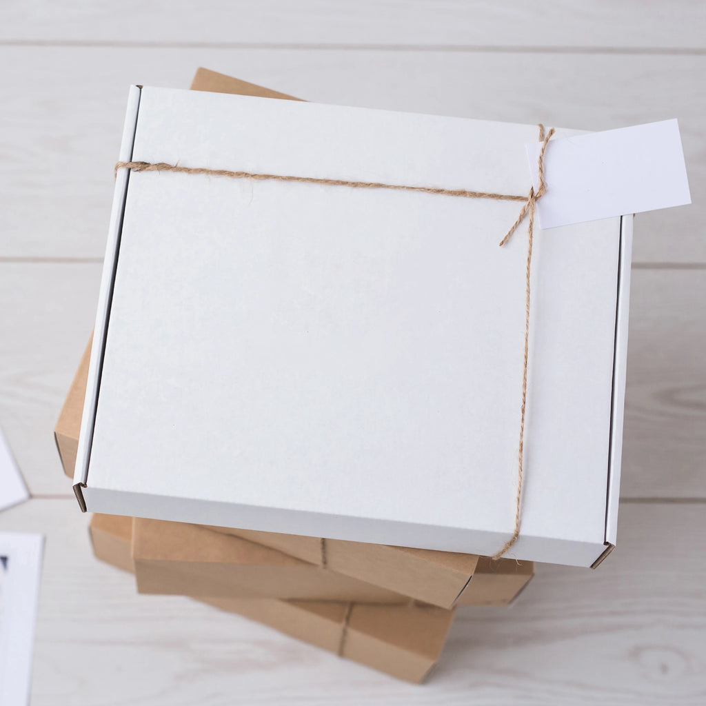 SSBM 16" x 16" x 4" ECT-32B White Literature Shipping Mailers 25/Case