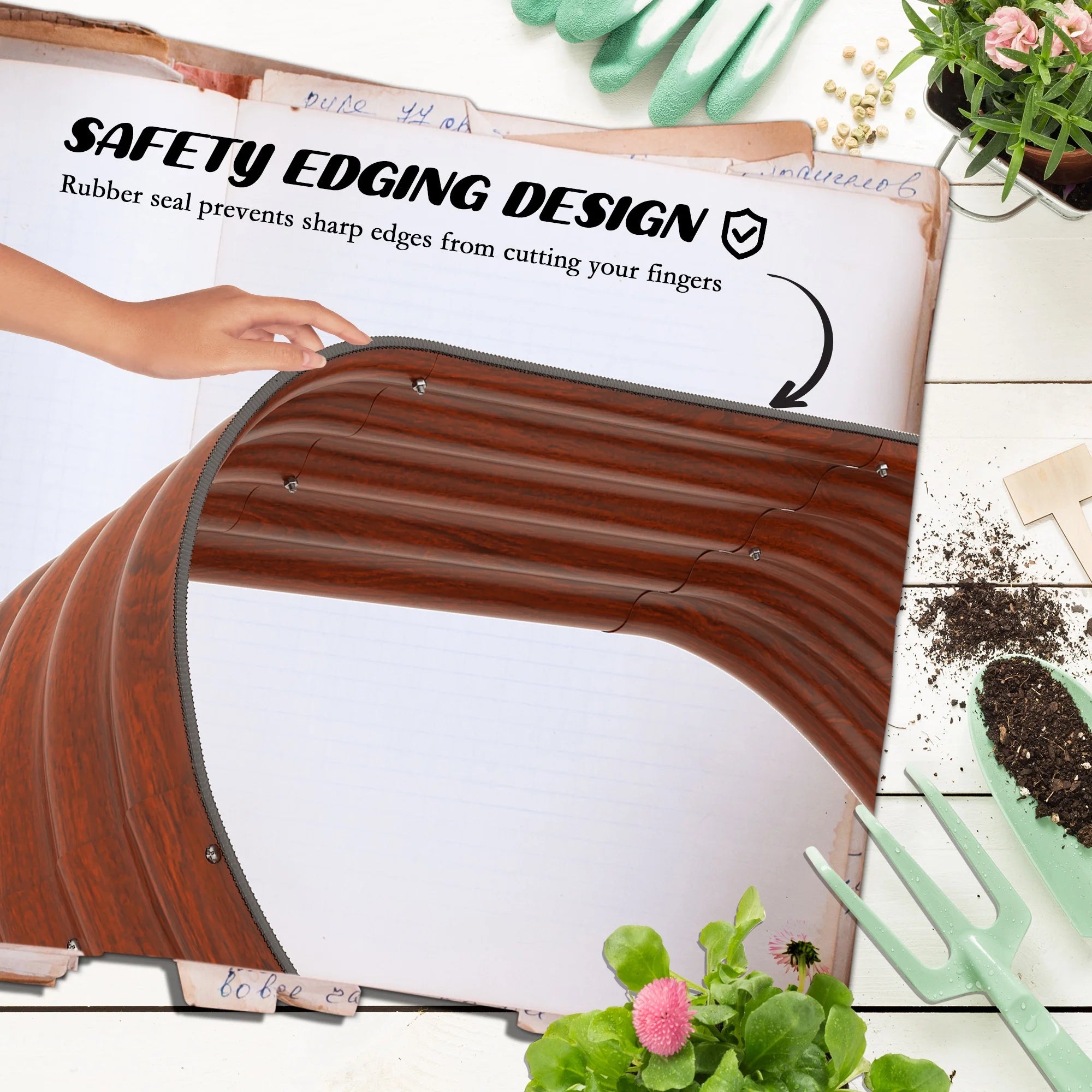 Outsunny 3-Tier Raised Garden Bed 62.25" x 43" x 32.25" Planter Set, Green