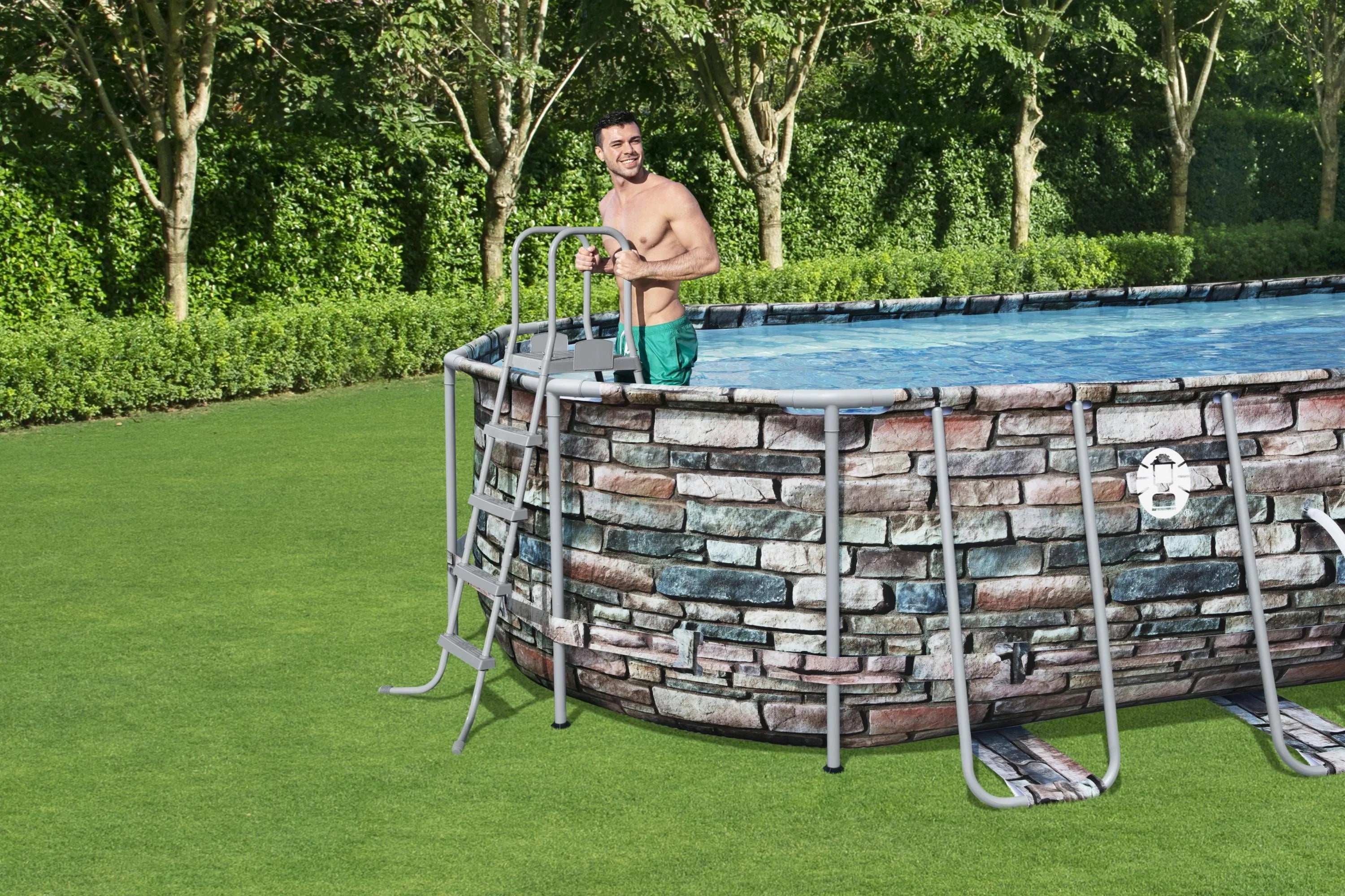 Coleman Power Steel 26�?x 12�?x 52�?Oval Above Ground Pool Set