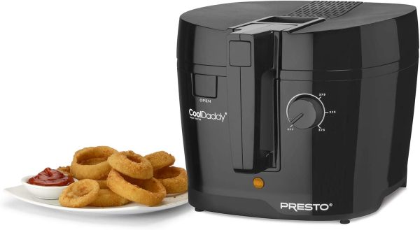 Cool-touch Deep Fryer Black