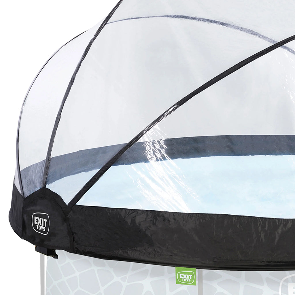 EXIT Toys UV Resistant Pool Covers, PVC Transparent, 104" x 104" x 55"