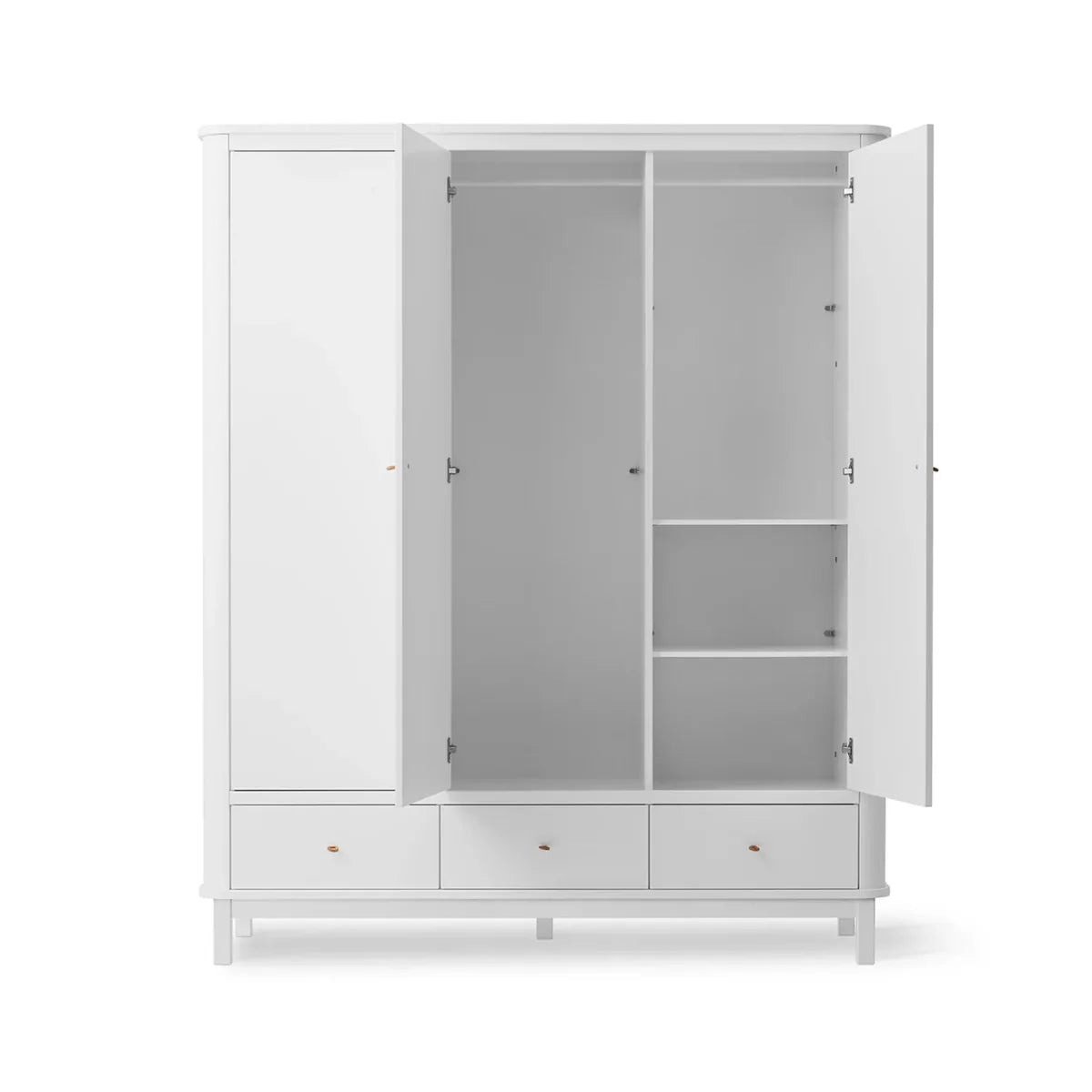 Armoire enfant avec penderie, tiroirs et étagères modulables
