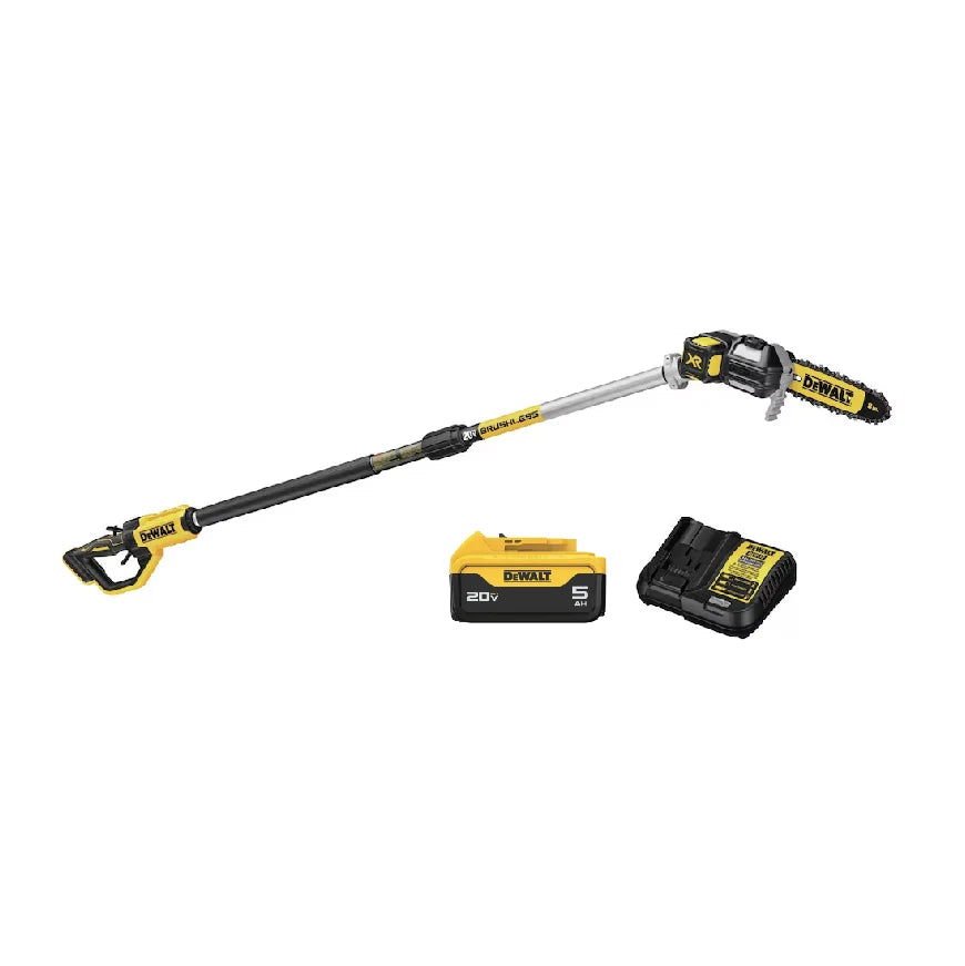 Élagueuse sur perche sans fil 20V avec moteur sans balais, batterie et chargeur inclus