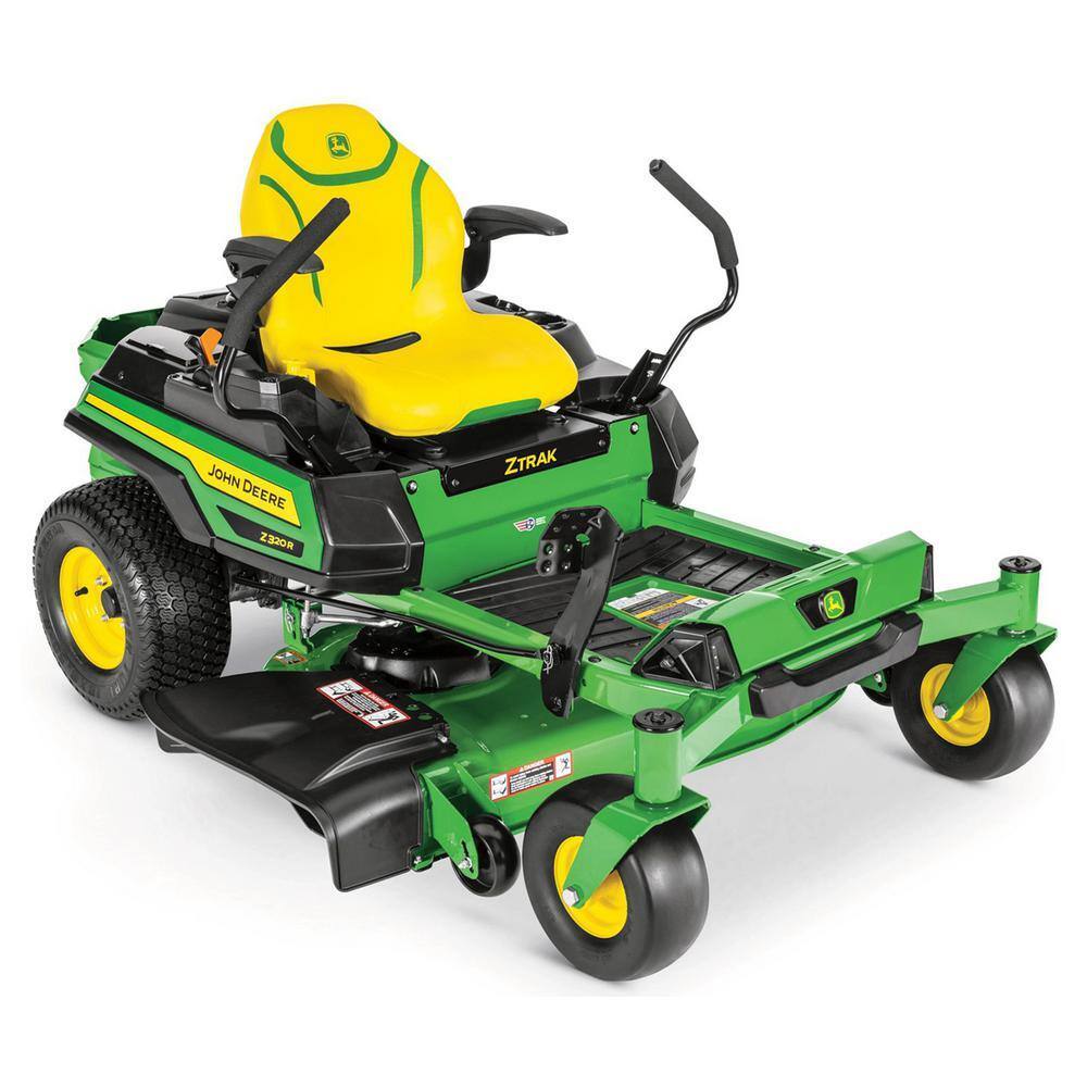 John Deere 42-Inch Zero-Turn Mower with 21.5 HP V-Twin Engine, Accel Deep Deck, LED Lights & High-Back Seat