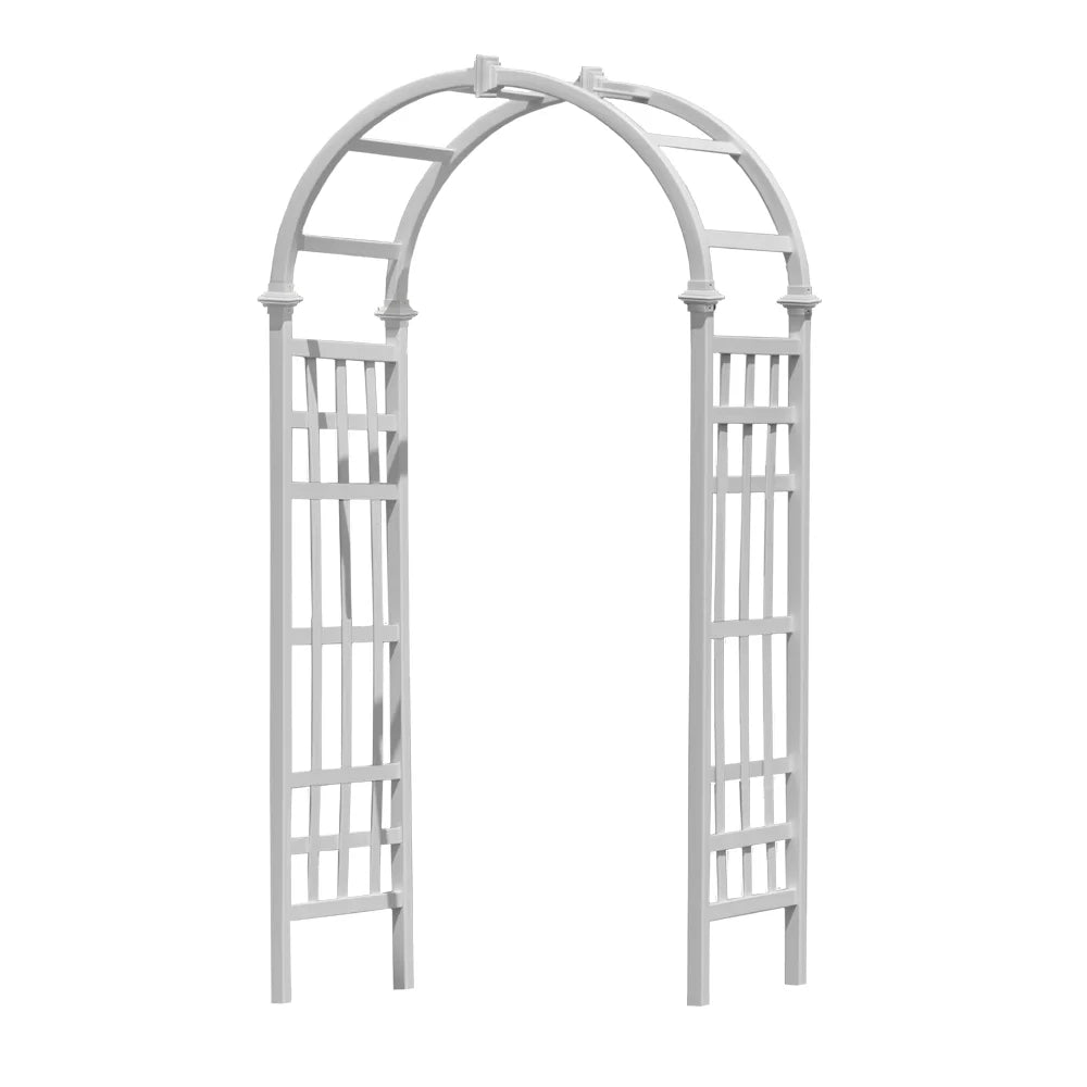 Vita 39 in L x 23 in W x 81 in H Athens Vinyl Arbor, White, VA68111