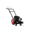 22-Inch 173cc Gas Walk-Behind String Trimmer Mower - Wheeled Brush Cutter with Powerful Engine
