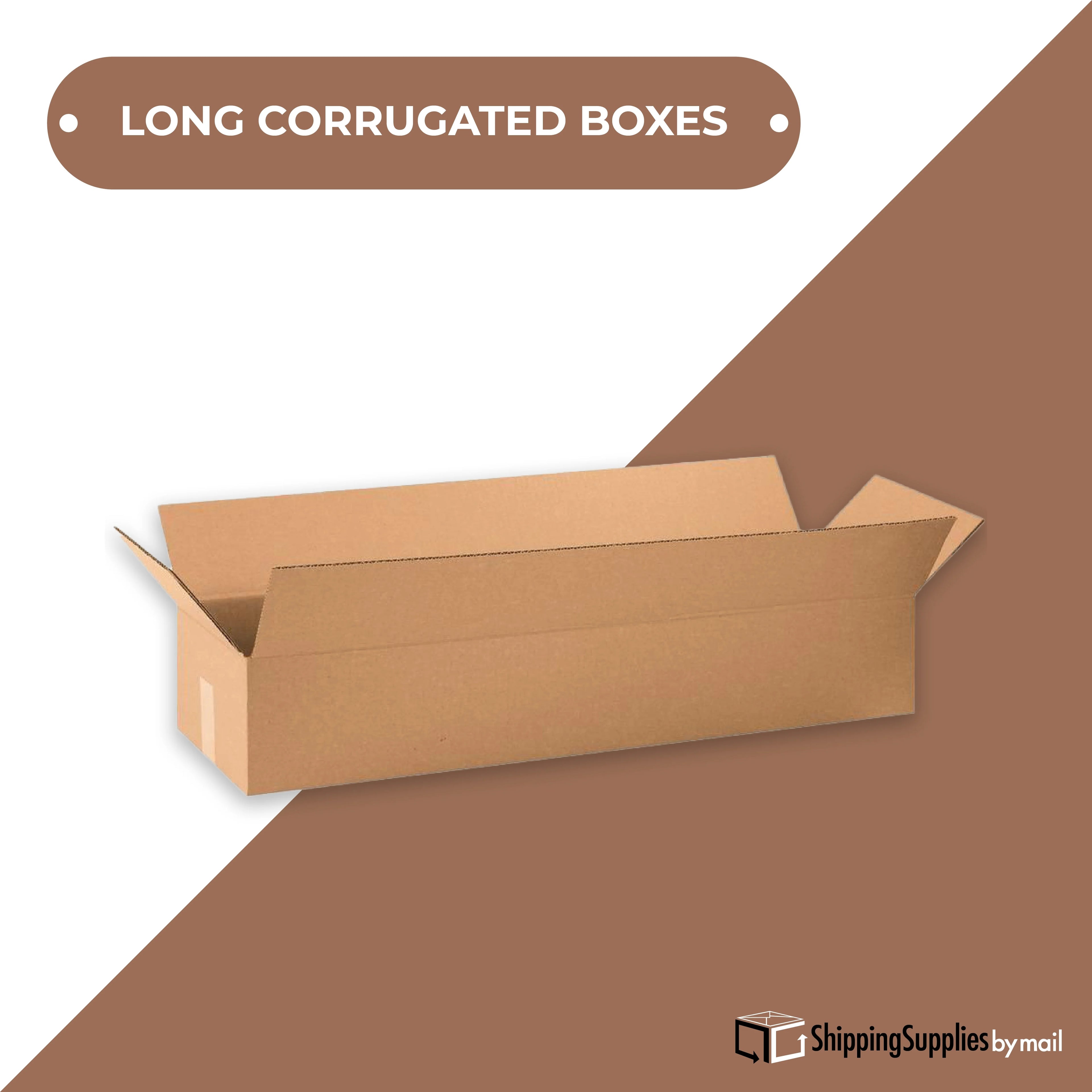 28 x 12 x 12", 20/Case SSBM-Long Corrugated Kraft Boxes ECT-32