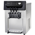 Commercial Soft Serve Ice Cream Machine - 2+1 Flavor Countertop Frozen Dessert Maker