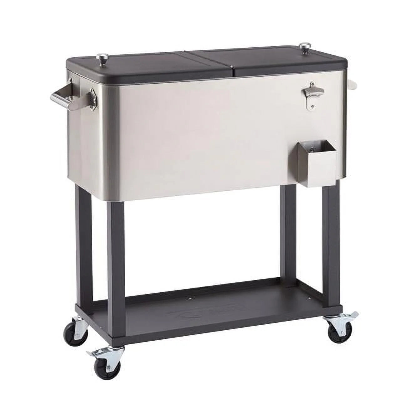 Trinity TXK-0804 100 qt. Stainless Steel Cooler - 36 x 38.25 x 20 in.
