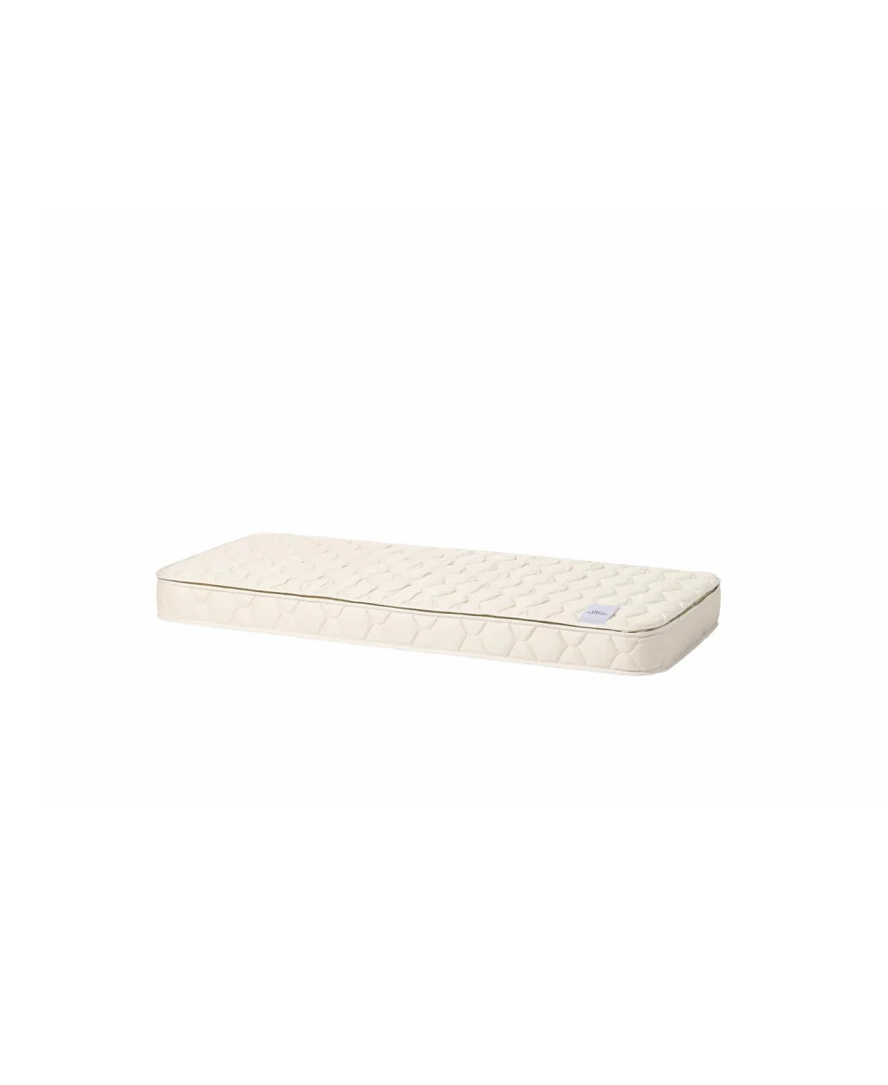 Mini+ Wood Lit superposé mi-haut enfant 68x162 cm avec rangement intégré