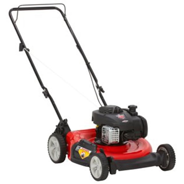 21-Inch 125cc Gas Push Lawn Mower - 4-Cycle Engine with Durable Cutting Deck for Residential Lawn Care