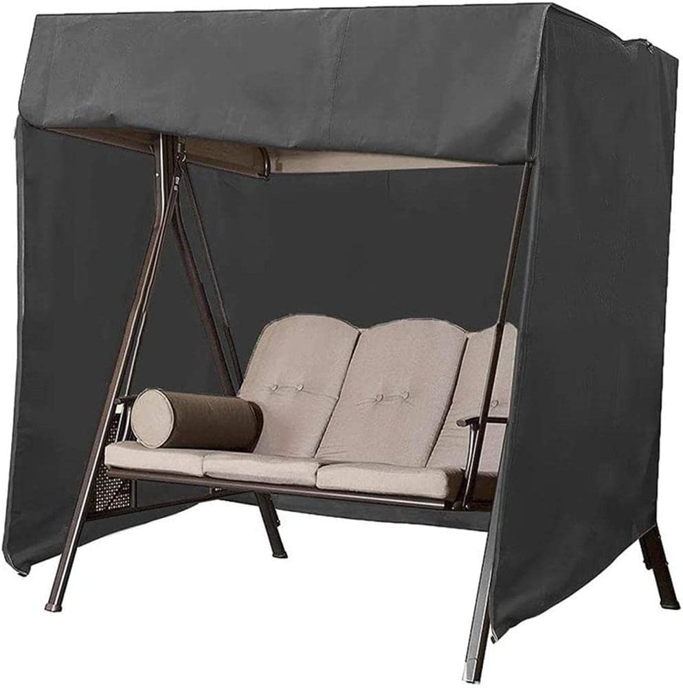 3 Seat Patio Swing Cover - Waterproof 210D Oxford Fabric Outdoor Canopy Replacement