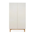 Armoire enfant argile 2 portes avec étagères et penderie