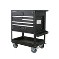 5 Drawer Rolling Tool Cabinet - Mobile Steel Tool Storage Chest with Locking System