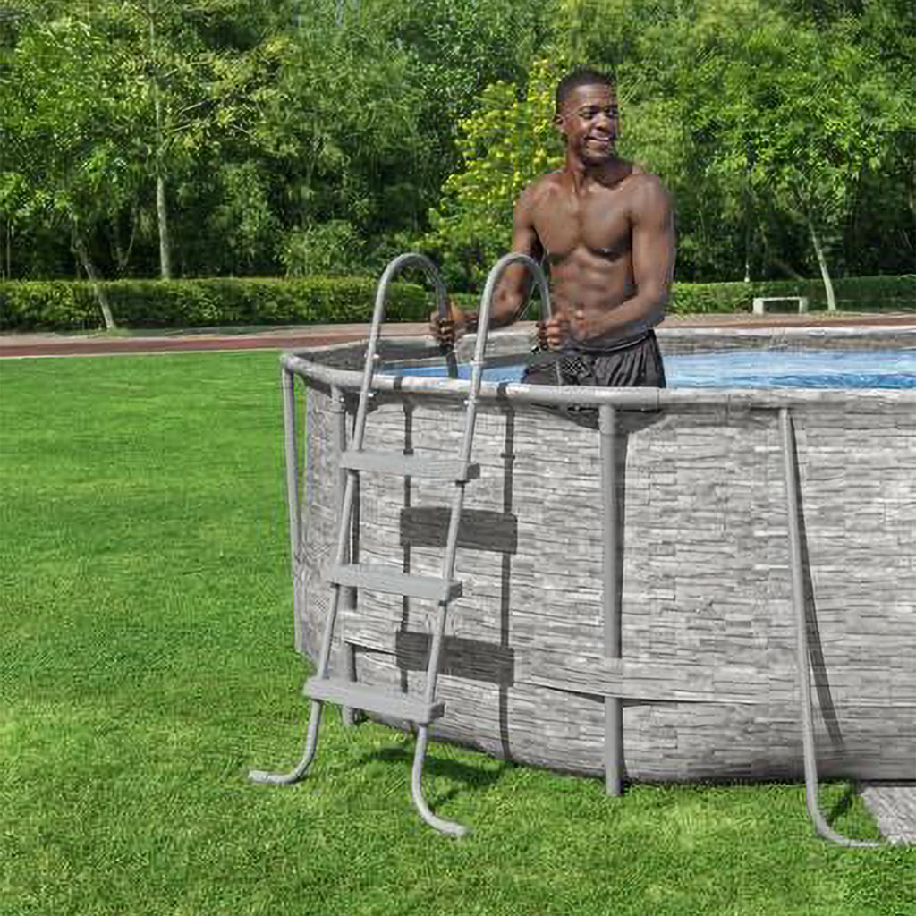 Bestway Power Steel Swim Vista 14' x 8'2" x 39.5" Above Ground Pool Set