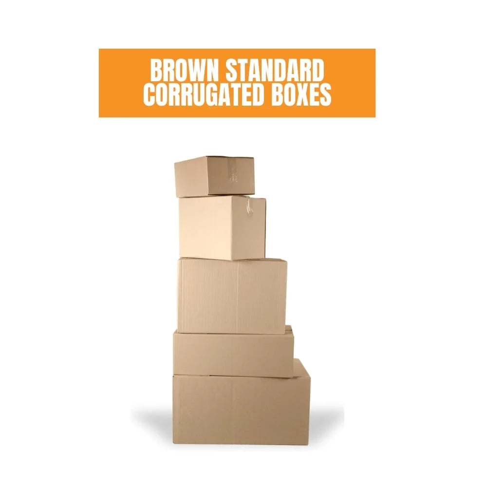 SSBM 22" x 14" x 14" ECT-32 Kraft Corrugated Shipping Boxes 20/Case
