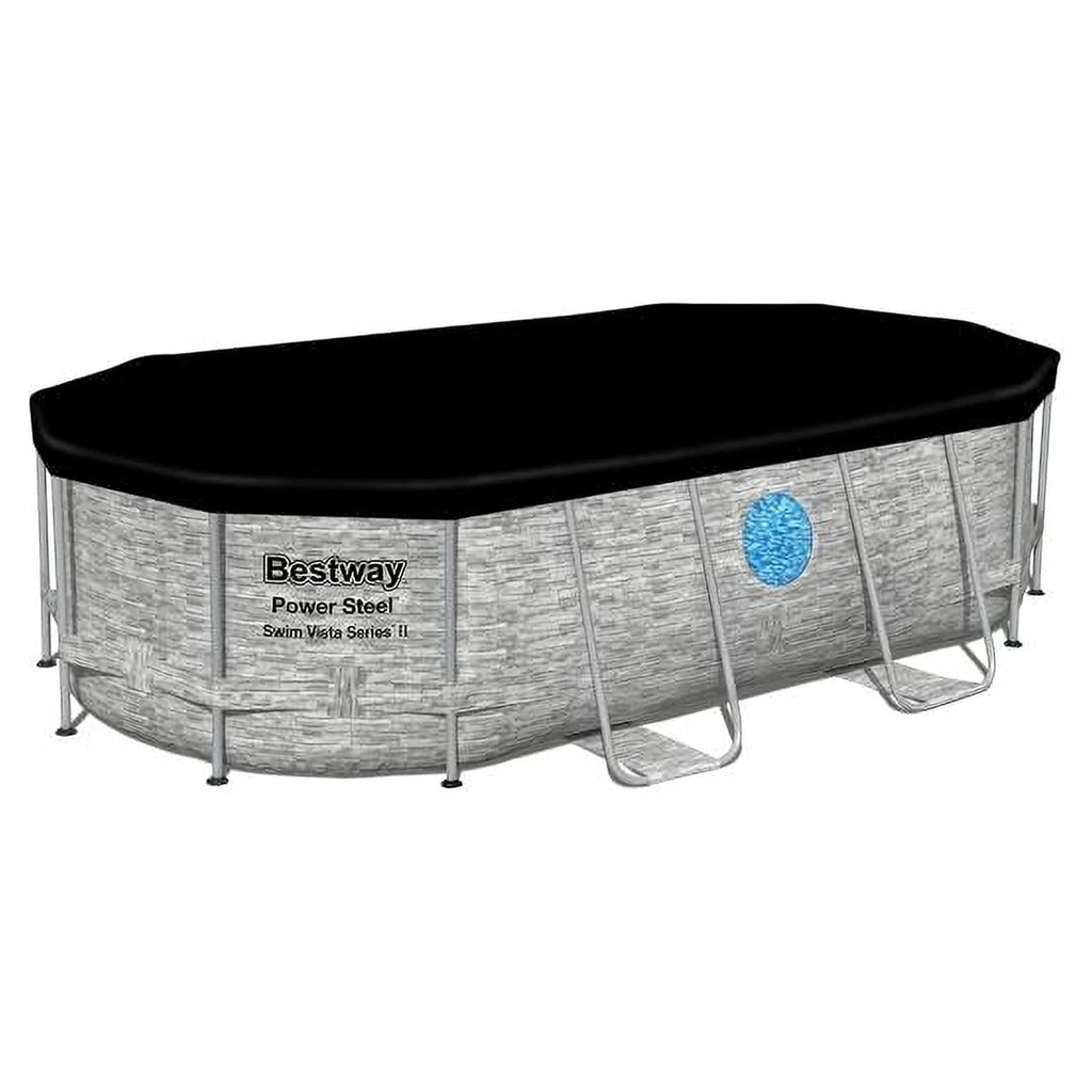Bestway Power Steel Swim Vista 14' x 8'2" x 39.5" Above Ground Pool Set