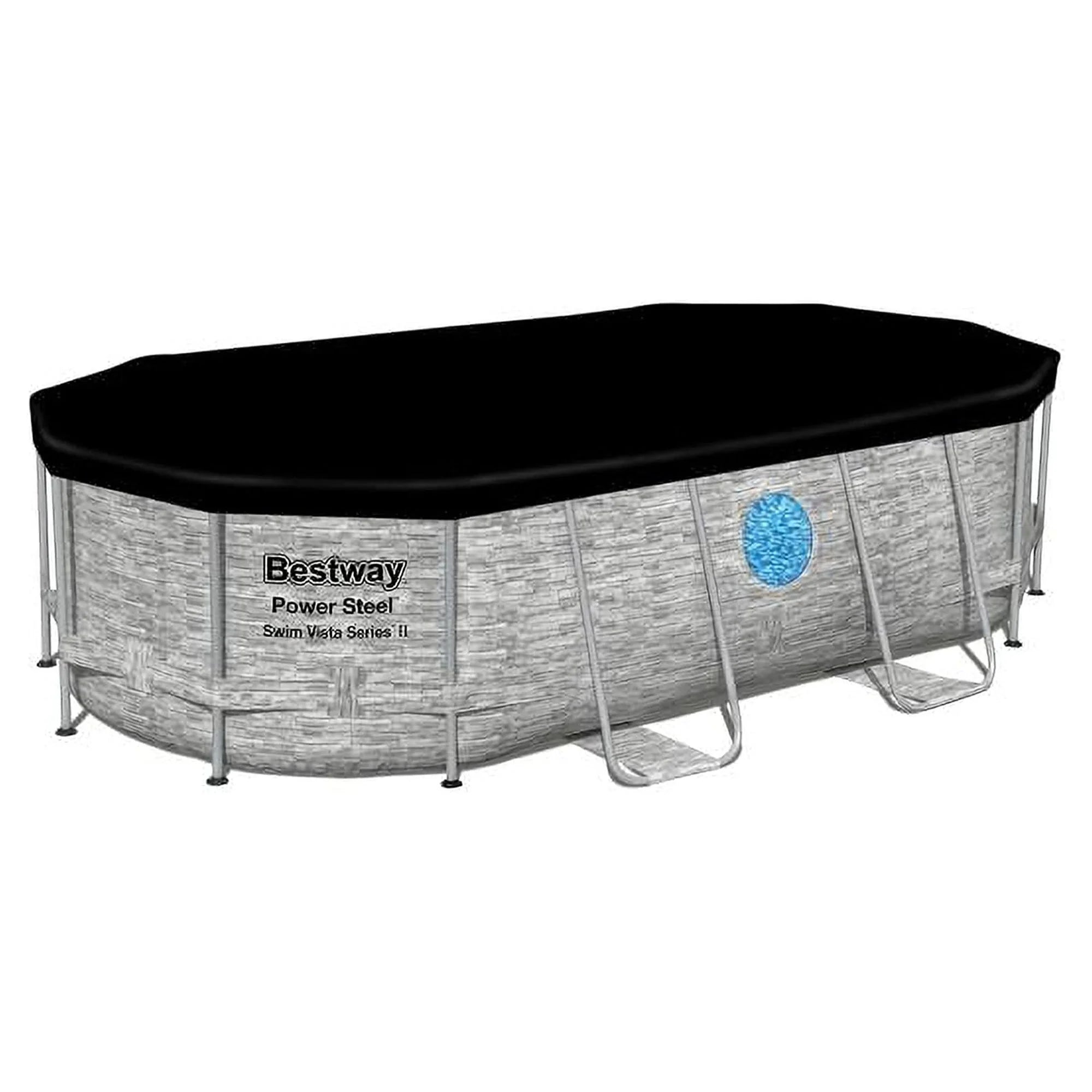 Bestway Power Steel Swim Vista 14' x 8'2" x 39.5" Above Ground Pool Set