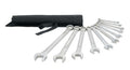 11-Piece SAE Combination Wrench Set, 12-Point Box End and Open End Steel Hand Tools