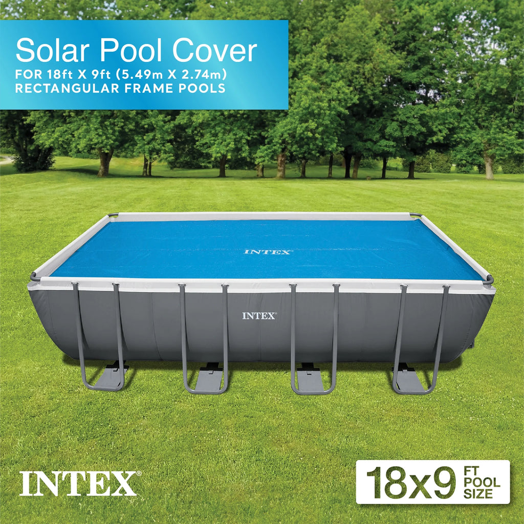 INTEX 18ft x 9ft x 52in Ultra XTR Above Ground Pool and Solar Pool Cover