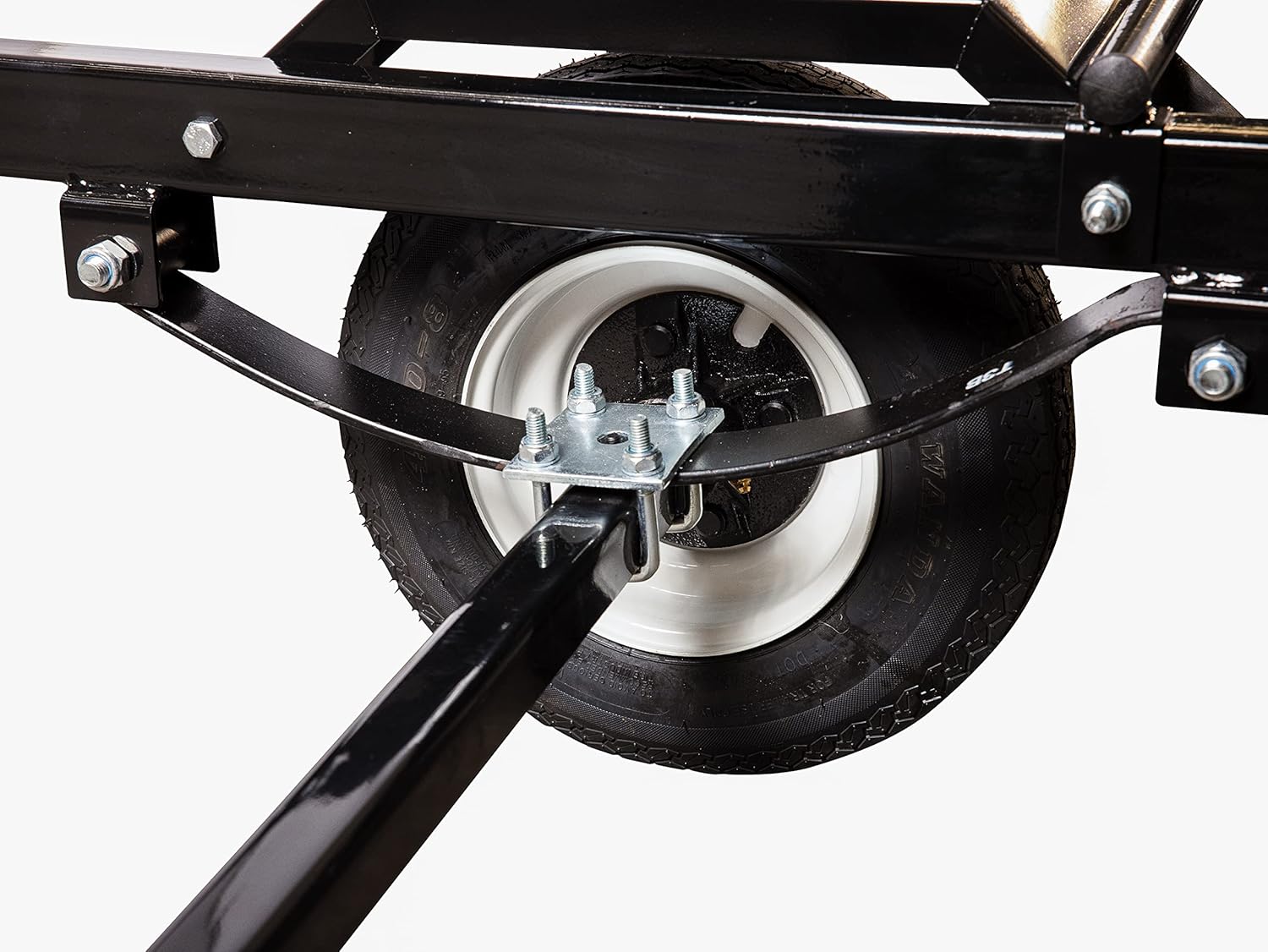 65 Inch Aluminum Kayak Trailer - Heavy Duty 2 Kayak Fishing Trailer with Powder Coated Frame