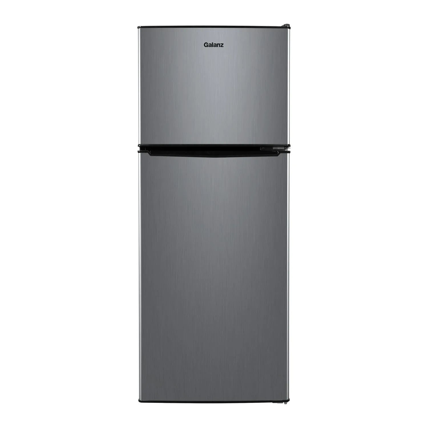 4.6 Cu. Ft. 2 Door Mini Refrigerator with Freezer - Stainless Steel Compact Fridge with Interior Light