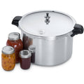 16 Quart Pressure Canner & Cooker - Aluminum Home Canning Pot with Pressure Regulator and Rack
