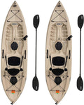 Lifetime Tamarack Angler 100 Fishing Kayak 10 ft 2-Pack with Paddles, Sit-On-Top Kayak