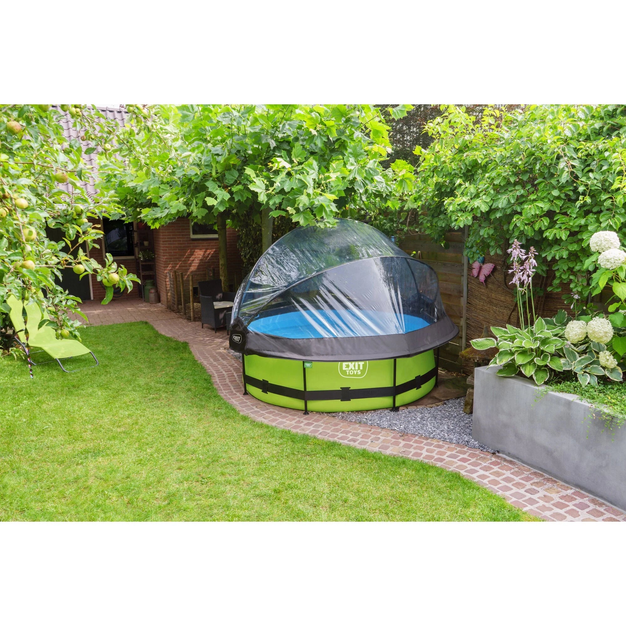 EXIT Toys UV Resistant Pool Covers, PVC Transparent, 104" x 104" x 55"