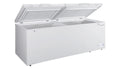 21.0 Cu. Ft. Chest Freezer with Double Doors - White with External Temperature Control