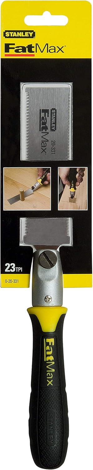 Scie japonaise à coupe ras avec lame double face 11,4 cm pour travaux de précision