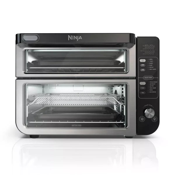 Ninja 12-in-1 Double Countertop Oven with FlexDoor, Convection, Air Fry, Smart Finish Technology