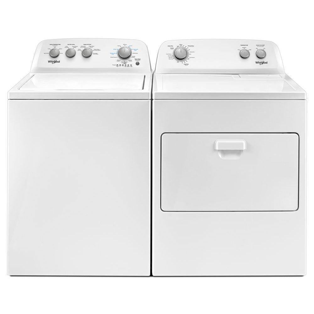 Top Load Electric Dryer with AutoDry System - Large Capacity Clothes Dryer with Wrinkle Shield & Hamper Door