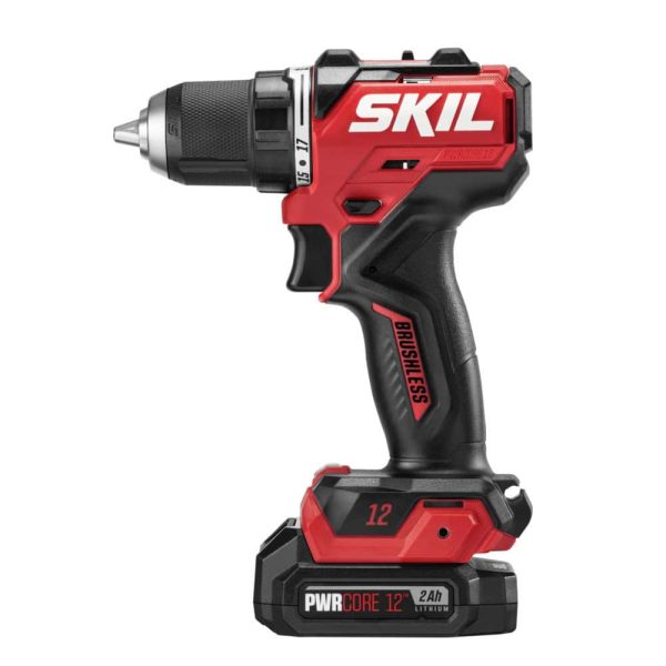 12-volt 1/2-in Brushless Cordless Drill(1 Li-ion Battery Included and Charger Included)