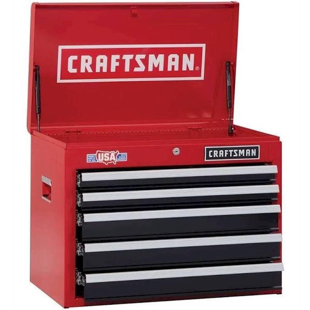 26 Inch Tool Chest - 5840 Cu In Steel Tool Box with Soft Close Drawers and Lock
