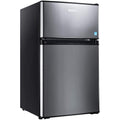 3.1 Cu. Ft. Mini Fridge with Freezer - 2 Door Compact Refrigerator with LED Light and Thermostat Control