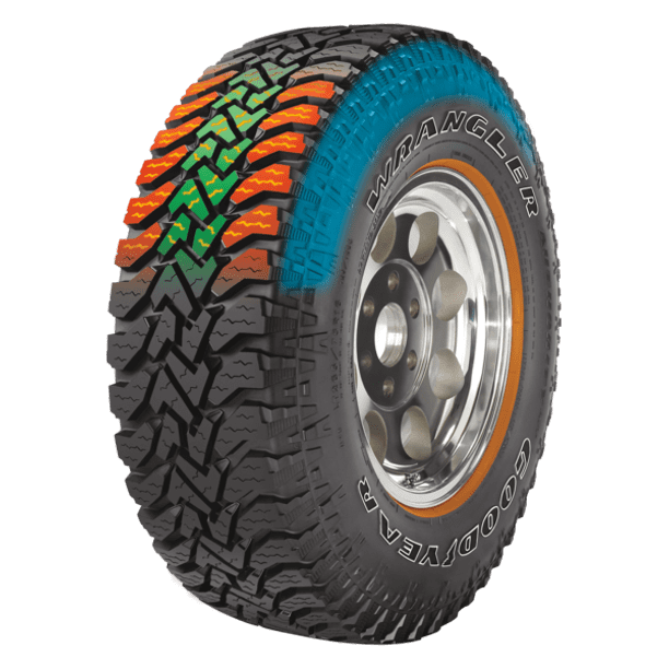 Goodyear Wrangler Authority A/T 31X10.50R15LT 109Q All-Terrain All-Season Tire