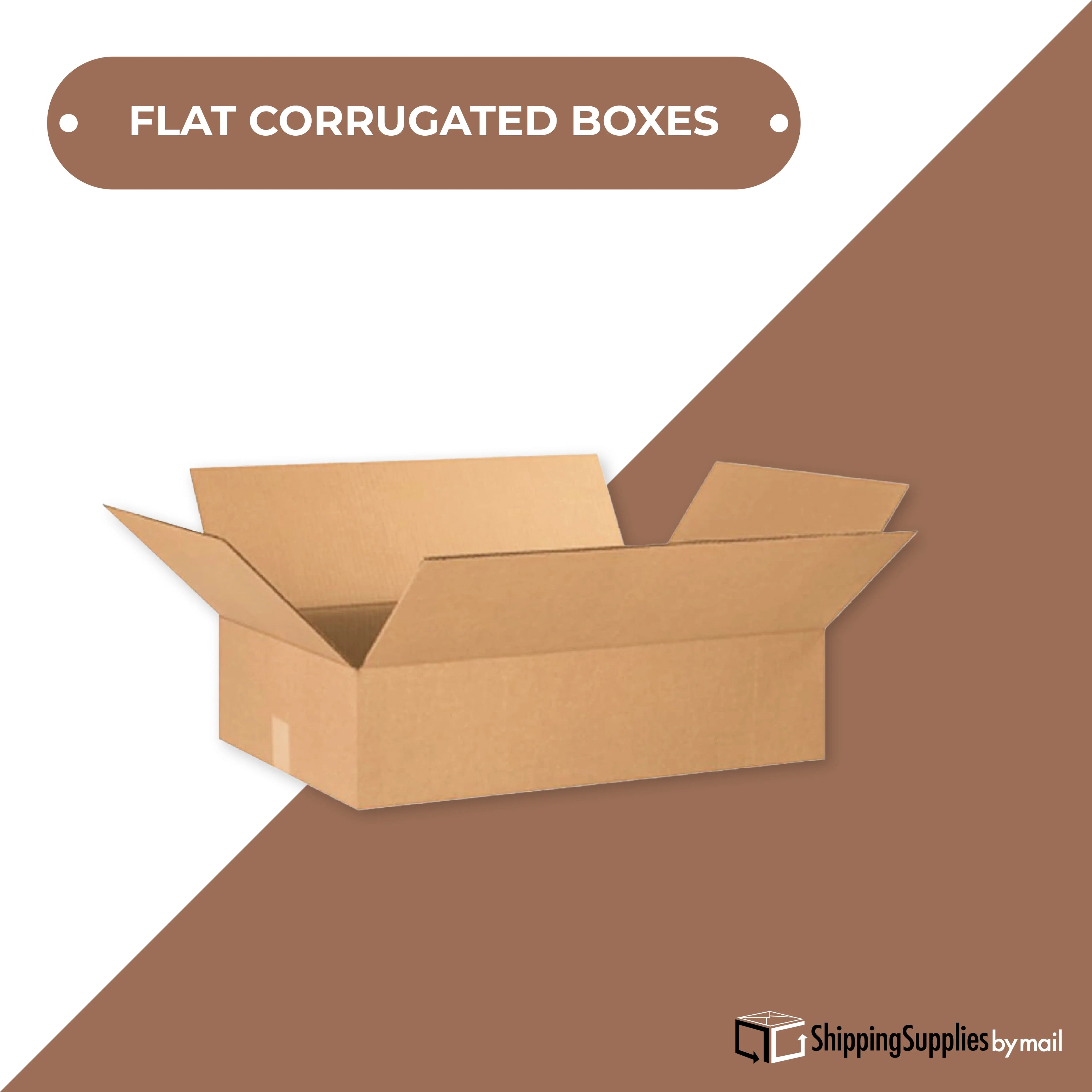 SSBM 25/Case 20 x 16 x 6" Flat Corrugated Boxes ECT-32