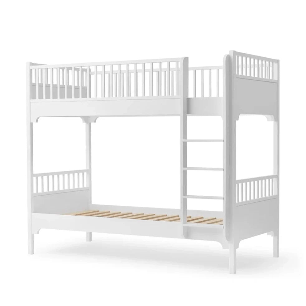 Lit superposé Classic 90x200 cm avec échelle verticale modulable