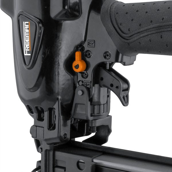 16 Gauge Pneumatic Crown Stapler - 1 Inch Wide Crown Air Staple Gun for Construction & Framing