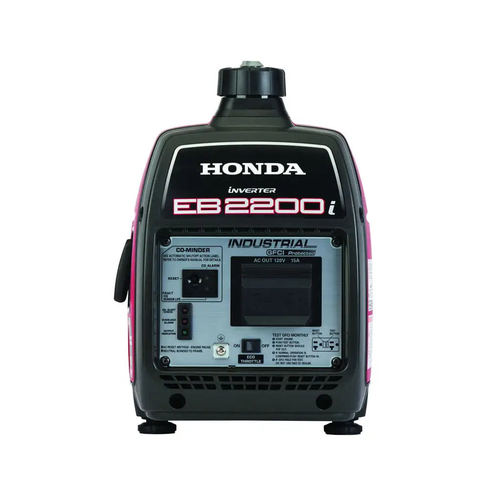 Honda EU2200i 2200 Watt Portable Inverter Generator with CO-Minder, Super Quiet Gas Generator