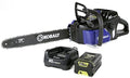 80V Cordless Chainsaw 18 Inch - Brushless Electric Chainsaw with Battery and Charger Included