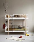 Lit superposé enfant 90x200 cm en bois avec design scandinave